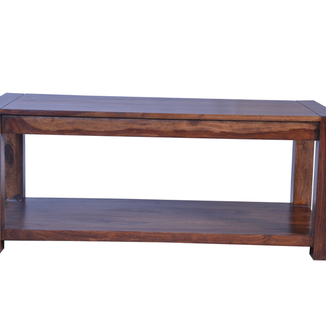 Sheesham Wood Coffee Table With Shelf